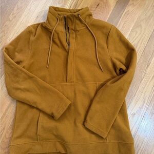 Avalanche Women’s Zip Up Sweater in Mustard